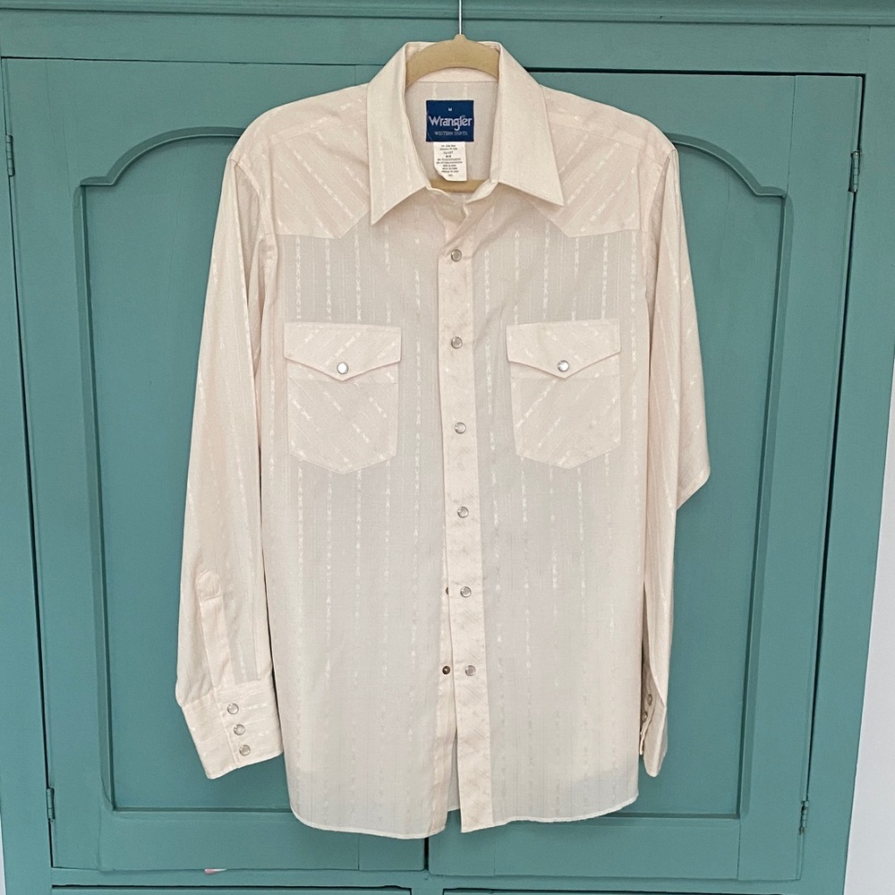 Wrangler Light Cream Western Shirt